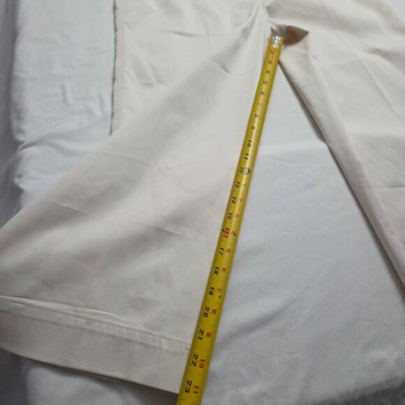 Chico's The Trouser Cream Wide Leg High Rise Pants Size 2 (US 12) - Picture 7 of 10